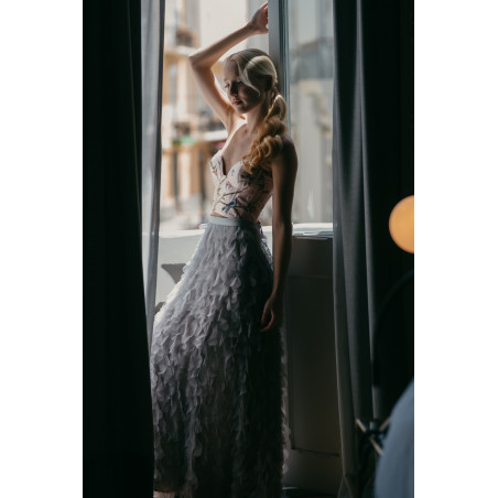 Long Petal Skirt