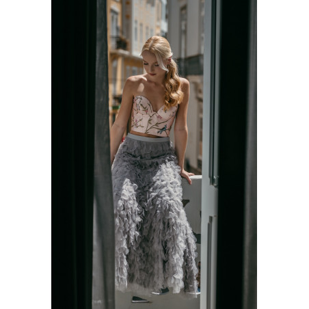 Long Petal Skirt
