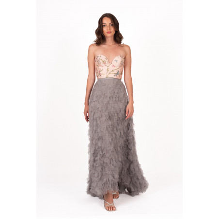 Long Petal Skirt
