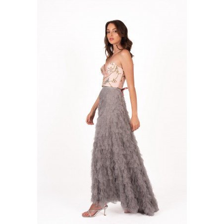 Long Petal Skirt